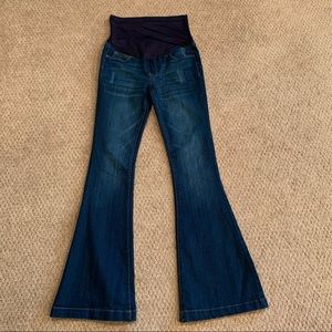 Super Cute Fit and Flare Maternity Jeans
